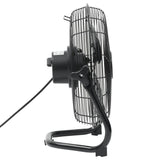 VidaXL Vloerventilator 3 snelheden 91,5 W 55 cm zwart