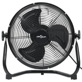 Vidaxl talni ventilator 3 hitrosti 115,2 w 60 cm črna