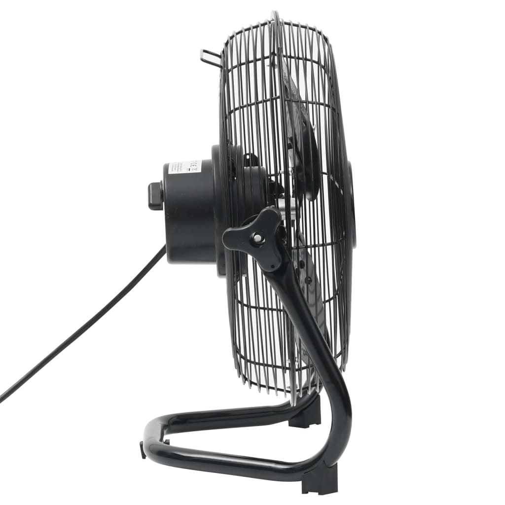 Vidaxl talni ventilator 3 hitrosti 115,2 w 60 cm črna