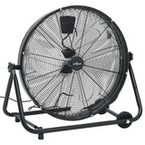 Vidaxl Trubler Ventilator Industrial 172,5 W 60 cm noir