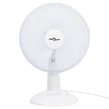 VIDAXL TABLE FAN 3 vitesses de 40 W 30 cm Blanc