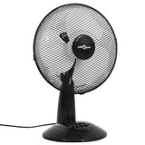 Vidaxl Tabela ventilator 3 hitrosti 40 W 30 cm črne