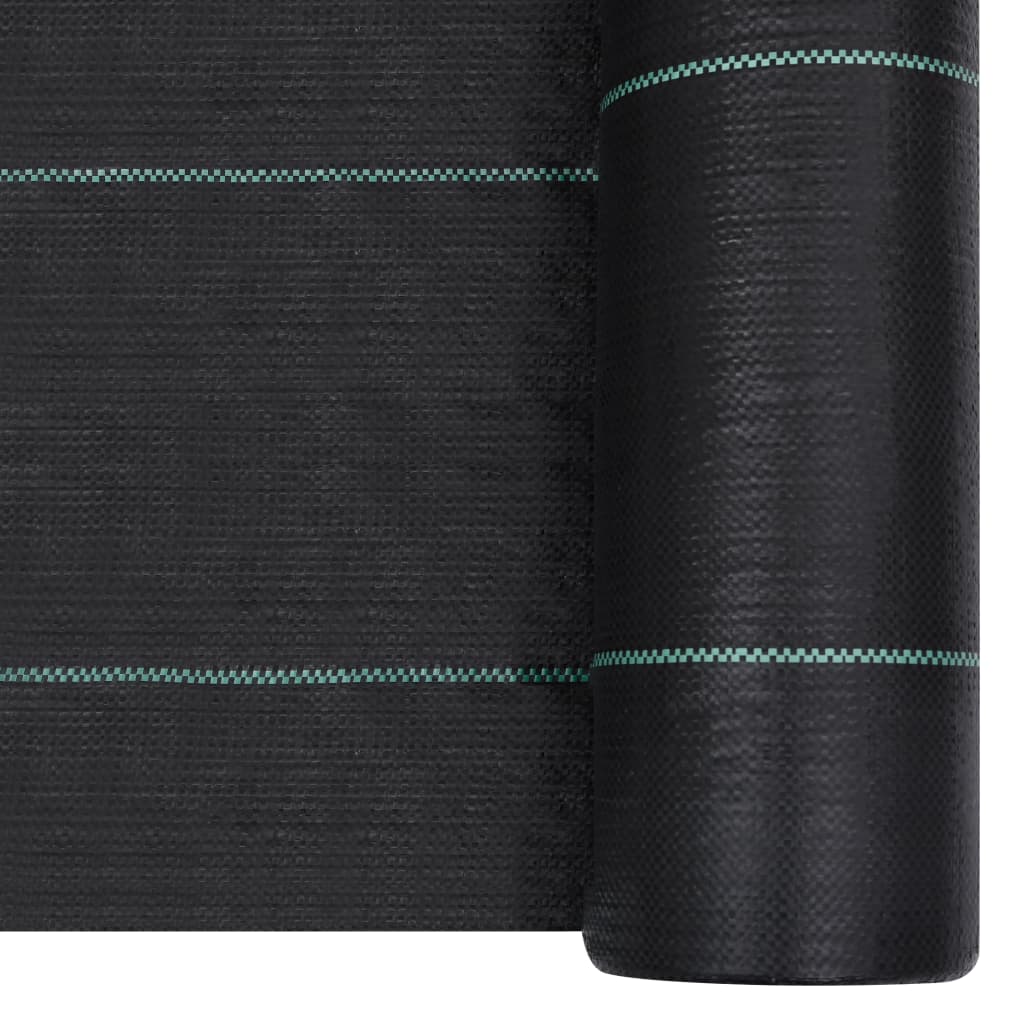 Vidaxl Carrot cloth 1x25 m pp black