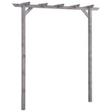 Vidaxl Pérgola 200x40x205 cm Gray de madera de pino impregnada