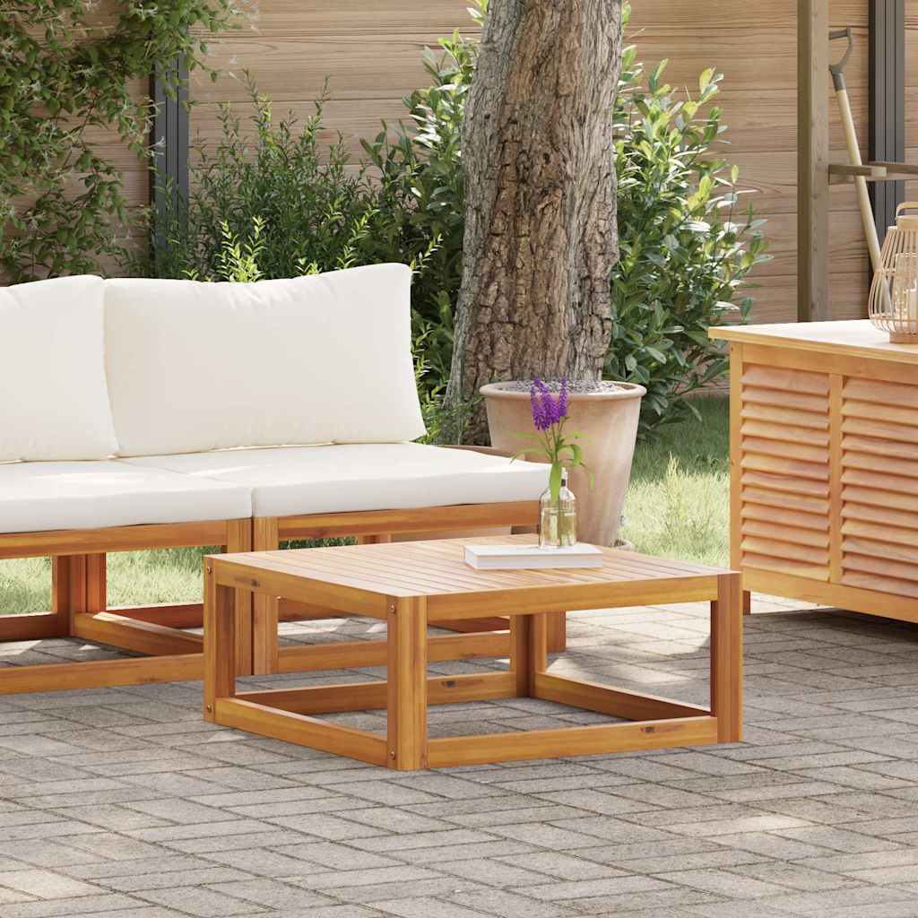 Vidaxl 2-delige loungeset met kussens massief acaciahout