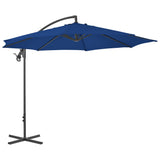 Vidaxl pływający parasol ze stalowym biegunem 300 cm Azure Blue