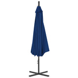 Vidaxl plovoucí parasol s ocelovým pólem 300 cm azure modrá