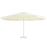 Tissu de remplacement de Vidaxl pour parasol 515 cm sable -colored