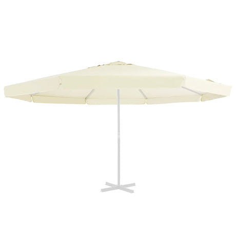 Tissu de remplacement de Vidaxl pour parasol 515 cm sable -colored