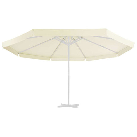Tissu de remplacement de Vidaxl pour parasol 515 cm sable -colored