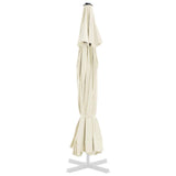 Tissu de remplacement de Vidaxl pour parasol 515 cm sable -colored