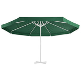 Tissu de remplacement Vidaxl pour parasol 515 cm vert