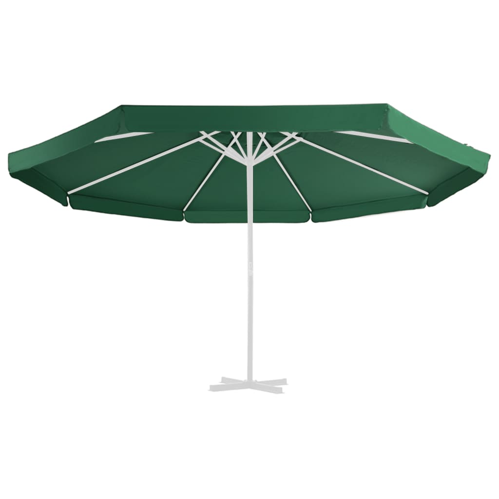 Tela de reemplazo de Vidaxl para parasol 500 cm verde