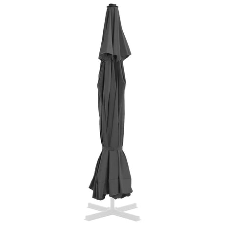 Tissu de remplacement Vidaxl pour parasol 515 cm anthracite -colored