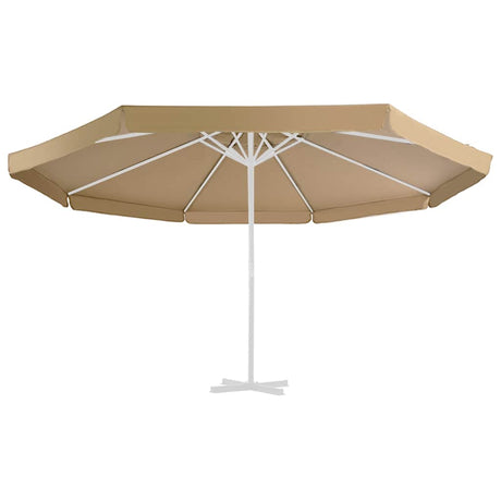 Tissu de remplacement Vidaxl pour parasol 515 cm taupe