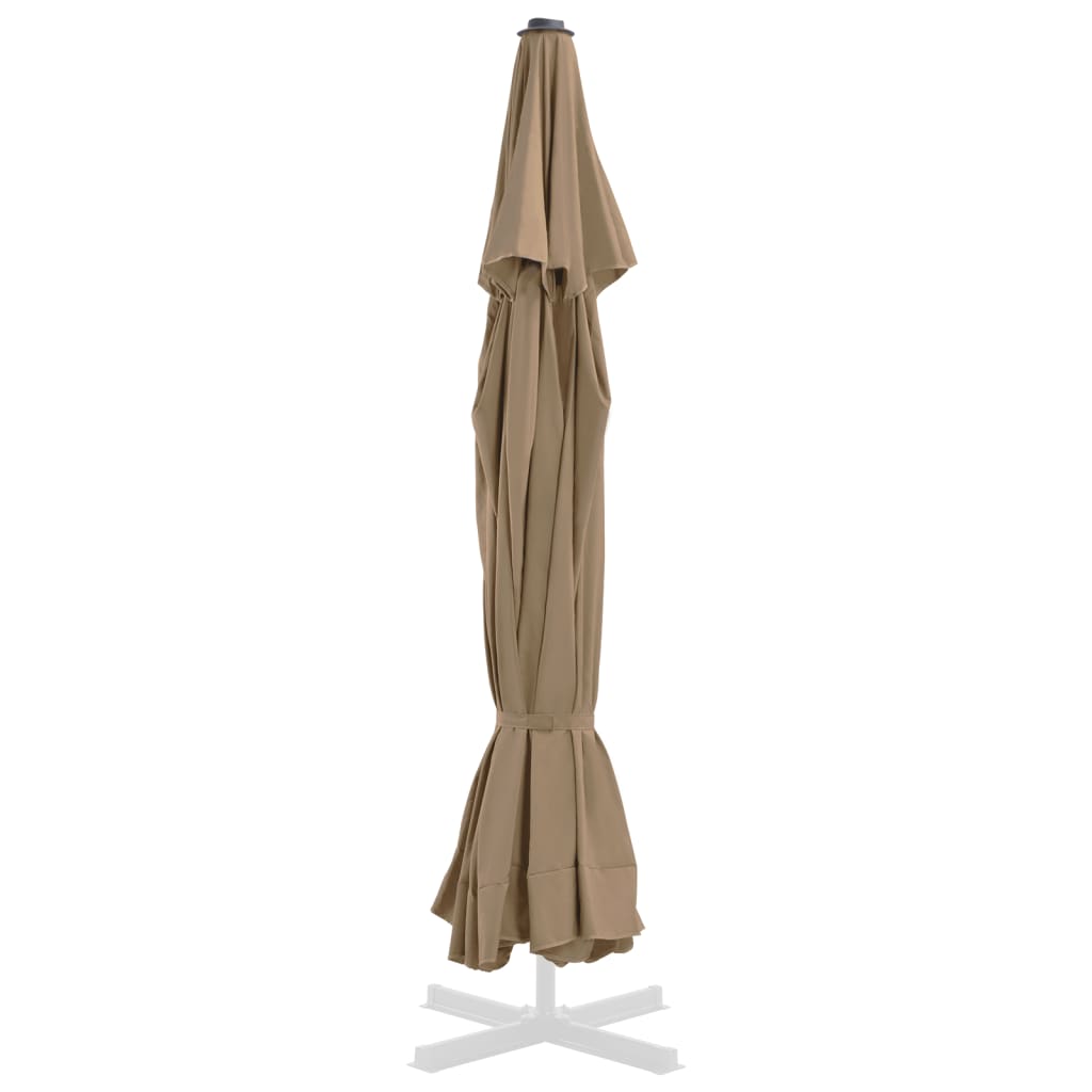 Vidaxl erstatningsklut for parasol 500 cm taupe