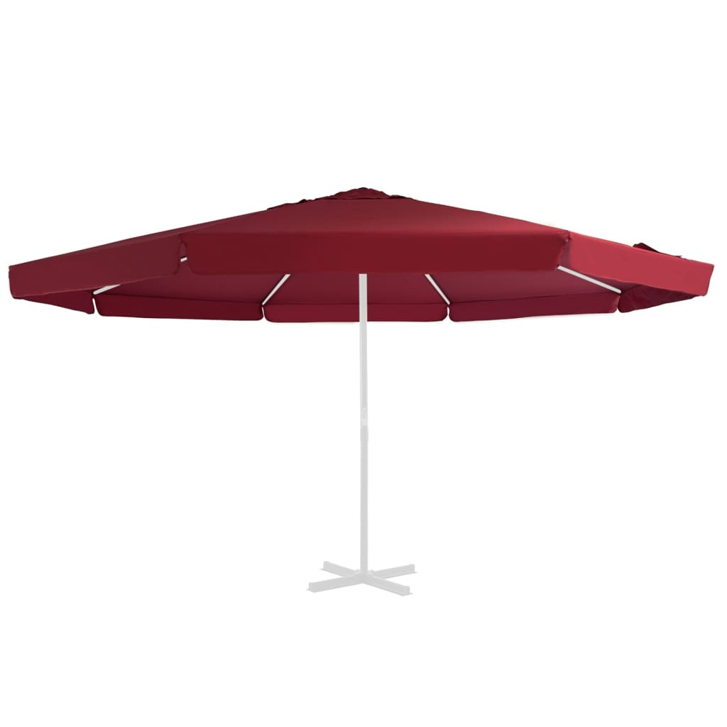 Vidaxl replacement cloth for parasol 500 cm bordeaux red