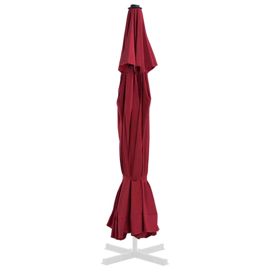 Panno sostitutivo Vidaxl per Parasol 500 cm Bordeaux rosso