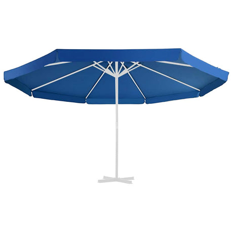 Tissu de remplacement de Vidaxl pour parasol 500 cm bleu azure