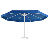 Vidaxl replacement cloth for parasol 500 cm azure blue