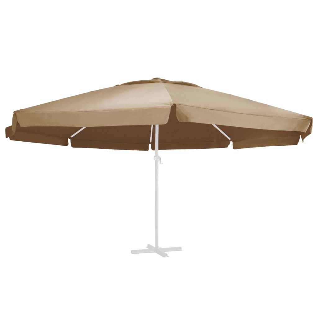 Vidaxl Ersatztuch für Parasol 600 cm Taupe