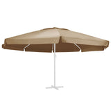 Vidaxl replacement cloth for parasol 600 cm taupe