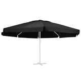 Vidaxl ersättare för parasol 600 cm svart