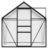 Serre de jardin Vidaxl 2,47 m³ aluminium anthracite