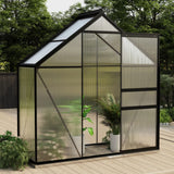 Serre de jardin Vidaxl 1,33 m² aluminium anthracite