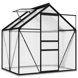 Serre de jardin Vidaxl 2,47 m³ aluminium anthracite