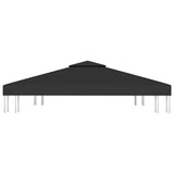 Vidaxl Pried Roach 2-LAGE 310 g m² 3x3 m noir