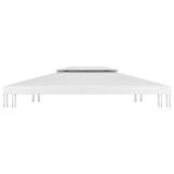 Vidaxl Pried Roach 2-LAGE 310 g m² 4x3 m blanc