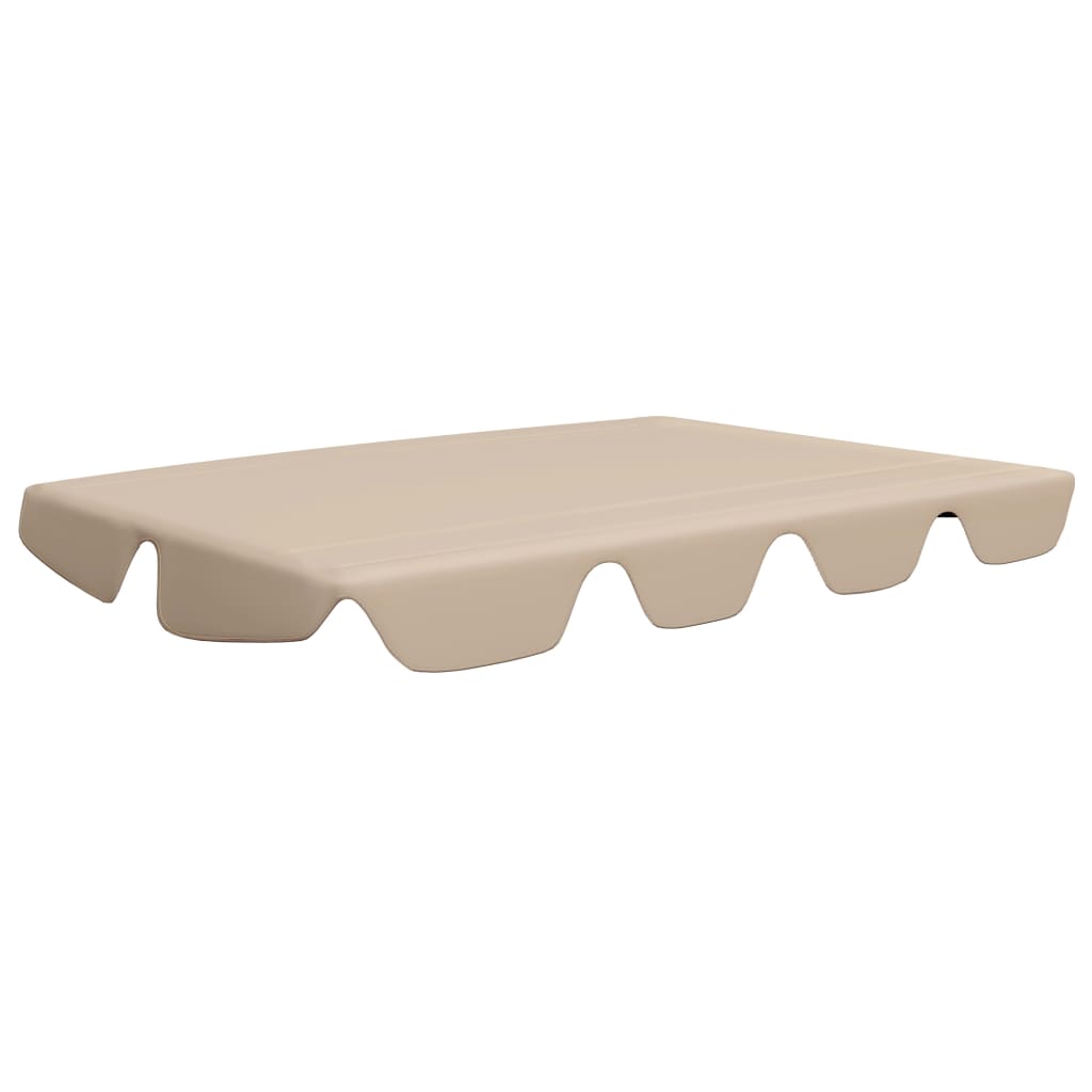 Deslizamiento de reemplazo de Vidaxl para el banco swing 188 168x145 110 cm beige