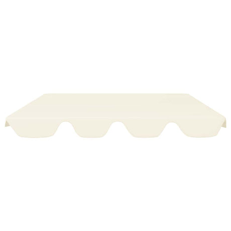 Slip de remplacement de Vidaxl pour le banc de swing 188 168x145 Crème 110 cm