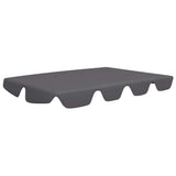 Vidaxl Slip de remplacement pour le banc de swing 188 168x145 110cm anthracite