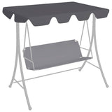 Vidaxl Slip de remplacement pour le banc de swing 188 168x145 110cm anthracite