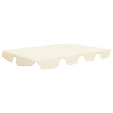 Vidaxl Slip de remplacement pour le banc de swing 150 130x105 70cm de couleur crème