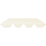 Vidaxl Slip de remplacement pour le banc de swing 150 130x105 70cm de couleur crème