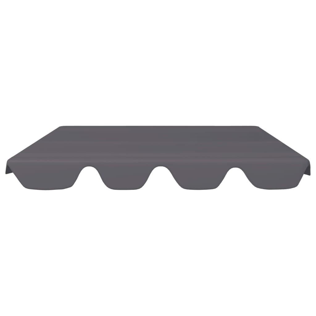 Vidaxl erstatningsslip for swing Bench 150 130x105 70 cm Anthracite