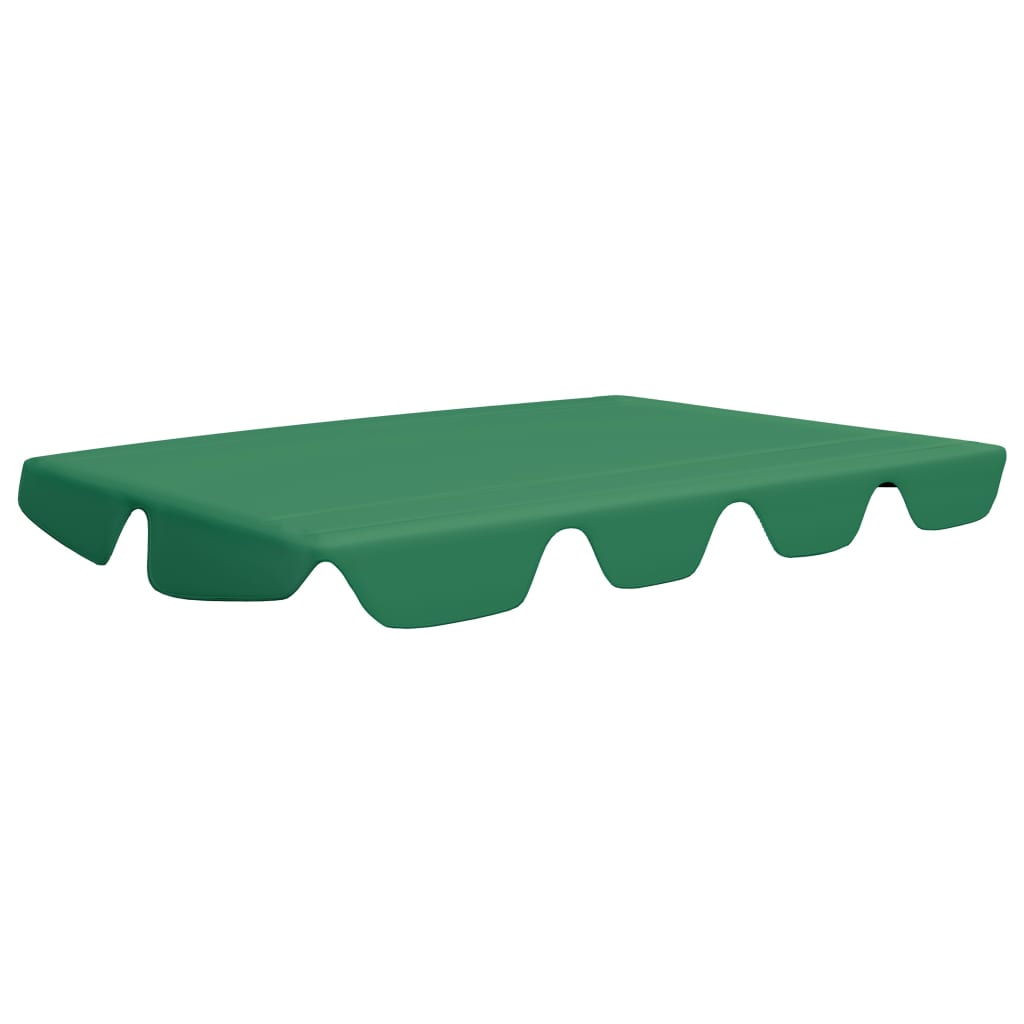 Vidaxl Slip de remplacement pour le banc de swing 150 130x105 70 cm vert