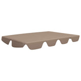 Vidaxl Slip de remplacement pour le banc de swing 150 130x105 70 cm taupe