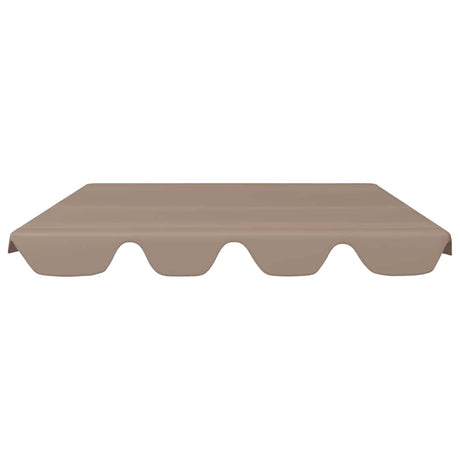 Vidaxl Slip de remplacement pour le banc de swing 150 130x105 70 cm taupe
