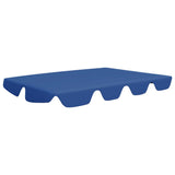 Vidaxl Slip de remplacement pour le banc de swing 150 130x105 70 cm bleu