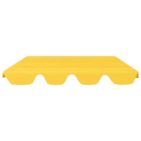 Vidaxl Slip de remplacement pour le banc de swing 150 130x105 70 cm jaune