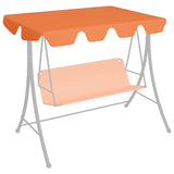 Vidaxl Slip de remplacement pour le banc de swing 150 130x105 70 cm orange