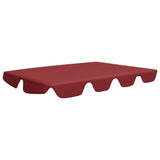 Slip de reemplazo de Vidaxl para el banco de swing 150 130x105 70 cm de vino rojo