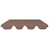 Vidaxl Slip de remplacement pour le banc de swing 150 130x105 70 cm brun