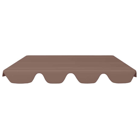 Vidaxl Slip de remplacement pour le banc de swing 150 130x105 70 cm brun