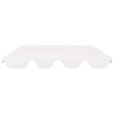 Vidaxl Slip de remplacement pour le banc de swing 150 130x105 70 cm blanc
