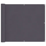 Écran de balcon Vidaxl 90x300 cm Oxford tissu anthracite